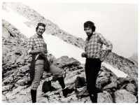 Hubert Poul (right), 1979