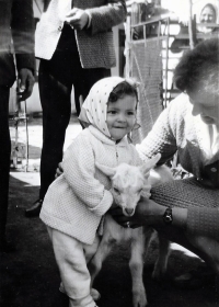 Květuše Urban Klimentová jako malá