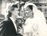 Wedding of the witness and Yevgeny Vrublevsky, Kiev, 1990
