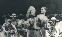 Viktoria in the ballet "Sleeping Beauty," Kyiv Choreographic School, 1988