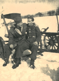 After the war, Karel Škarka Sr. was deployed to the Slovak Beskydy Mountains to fight against the so-called Bandera ´s soldiers