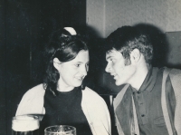 With his first wife Helena, 1960s