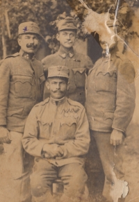 Grandfather of the witness (on the left) in the First World War