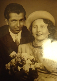 Anna Doubková s manželem Aloisem Klapalem 