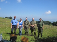 Jednání policie a armády na hranicích se Srbskem, Petr Nový druhý zprava, léto 2010