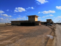 Budova českého kontingentu na základně Taji v Iráku, únor 2019