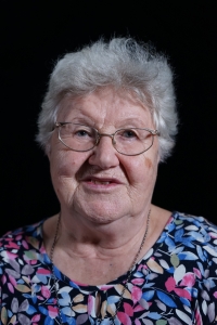 Sieglinde Birke bei Dreharbeiten im Jahr 2025