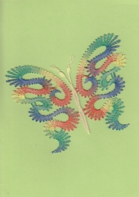 Colourful butterfly, handmade by Jana Dvořáková