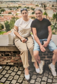 S manželom Árpádom počas dovolenky
