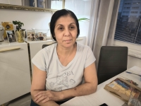 Rozália Lakatosová vo svojej domácnosti v Bratislave