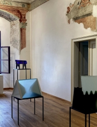 View of the exhibition, Ilja Bílek - GLASS, 2024, East Bohemia Museum Pardubice