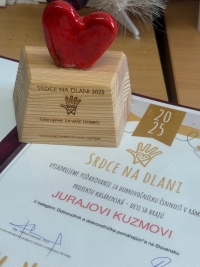 ocenenie Srdce na dlani