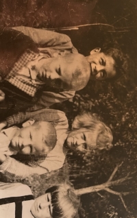 Little Břetislav Trakal with children