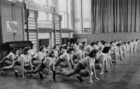 Rehearsals for the 1955 Spartakiada
