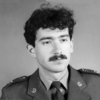 Jaroslav Španko jako voják z povolání, rok 1986