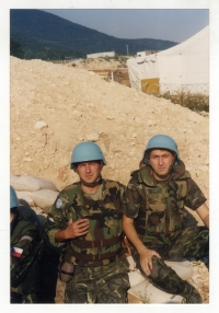 Jaroslav Španko na misi UNPROFOR, rok 1995