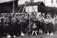1st of May festivities, 1950s, Doupov