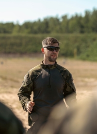 Tomáš Růta on mission in Afghanistan, 2018