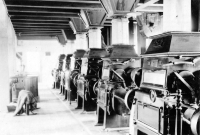 Equipment of František Havránek's automated roller mill in Pečky