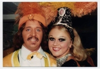 Kateřina Deetlefsová as an ice skater, 1970s.