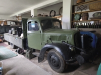 Wood gas powered lorry from the Protectorate period