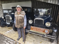František Jiříček in his museum in 2025