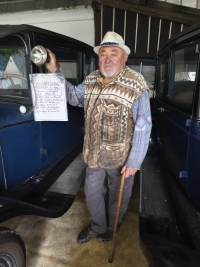 František Jiříček ve svém muzeu v roce 2025