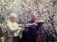 Vlasta Pavlíková s manželem, 90. léta