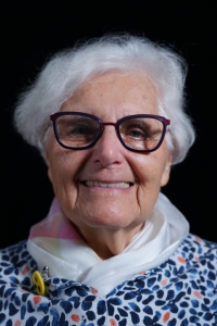 Christina John při natáčení v roce 2025