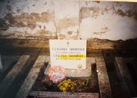 Místo posledního odpočinku Matinky, řádové sestry Elišky Šrubařové 