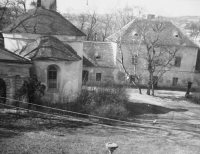 Plaveč Castle in the 1950s