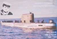 Title page of Tadeusz Wilk's photo album from his service in the Polish Navy