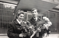 Ludmila Müllerová with her brother Jan
