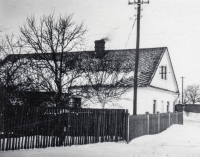 Birthplace of Marie Volovská, née Vémolová, winter 1940
