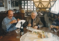 Návštěva Josefa Škvoreckého ve Studiu Budíkov