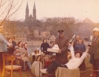 Witness's family during a family reunion/celebration