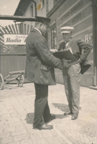 Photos of grandfather Bubák as a municipal servant