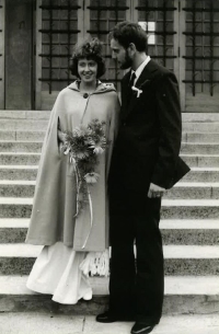 Svatba Miroslava Klípy v roce 1975