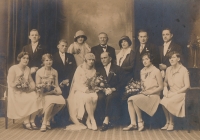 Vladimíra Čermáková's father Josef Bubák in the back row on the right