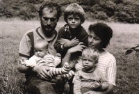 Miroslav Klípa s rodinou
