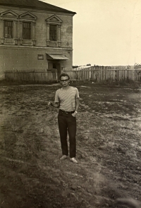 In the village of Škyň, summer job in the USSR, 1966