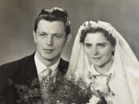 Newlyweds photo, October 1958