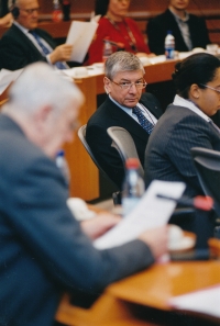 Vladimír Železný in the European Parliament, around 2004