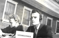 Karol Wild na Světovém kongresu mládeže (r. 1956)