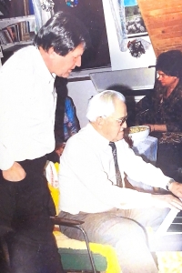 Milan Michalko s otcem Jánem okolo r. 2000