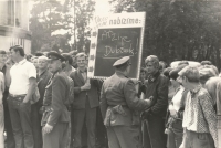 Srpen 1968 v Šumperku. Autor fotografie Stanislav Pavlík