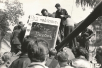 Srpen 1968 v Šumperku. Autor fotografie Stanislav Pavlík