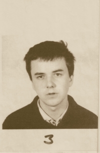 Tomáš Konc, fotka zo spisu z väzenia, 1983