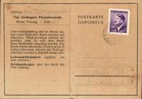 Postcards sent to Lidmila