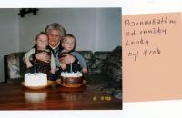 Children of  granddaughter Lenka are one year